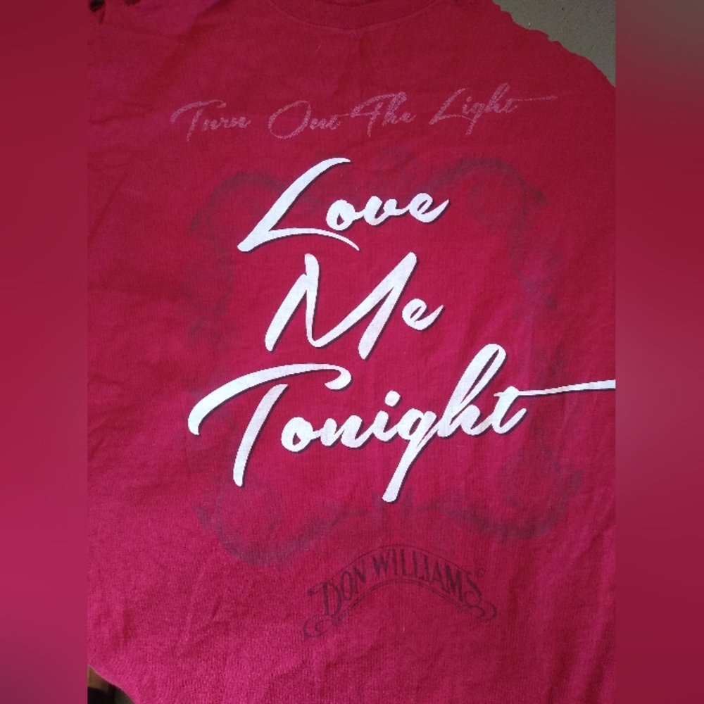 Vintage Don Williams Concert T